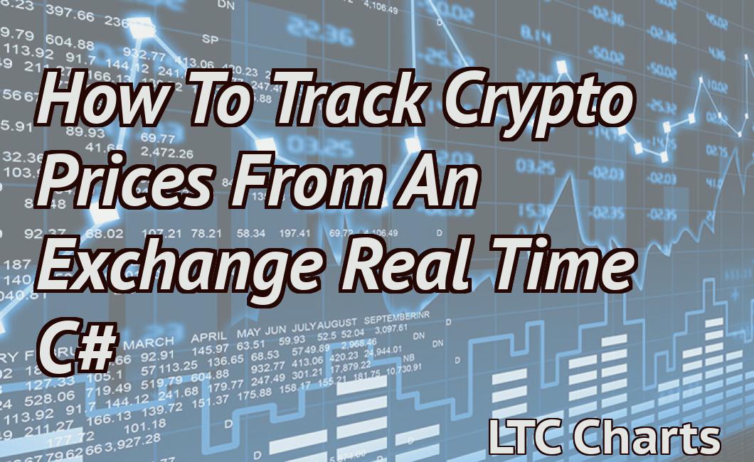 How To Track Crypto Prices From An Exchange Real Time C#
