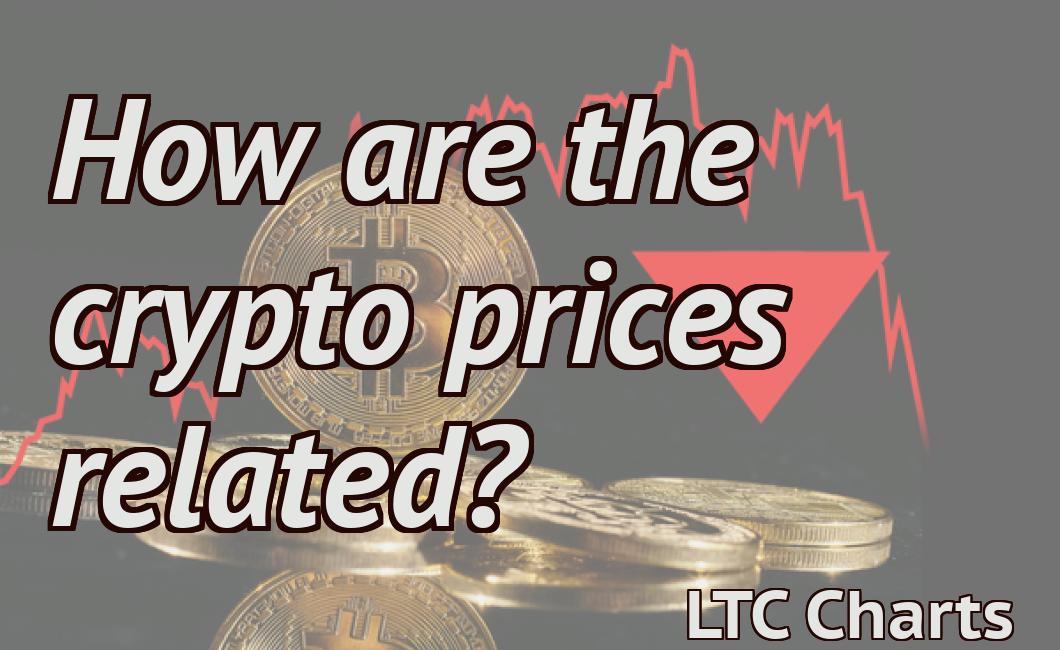 How are the crypto prices related?