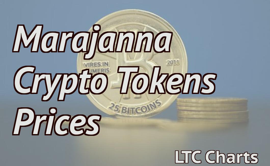 Marajanna Crypto Tokens Prices