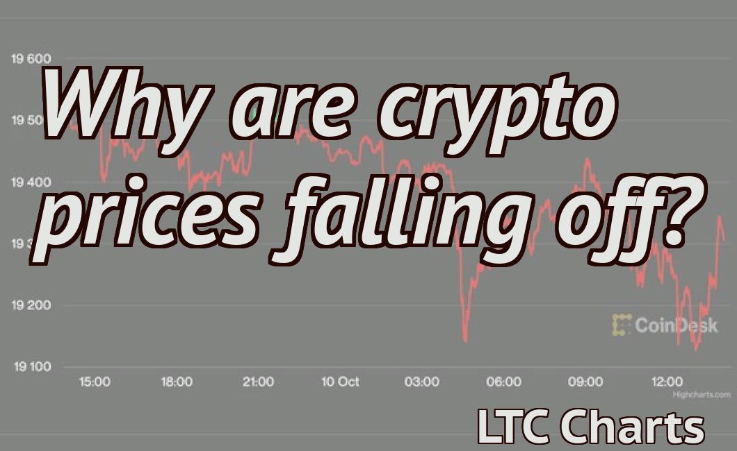 Why are crypto prices falling off?