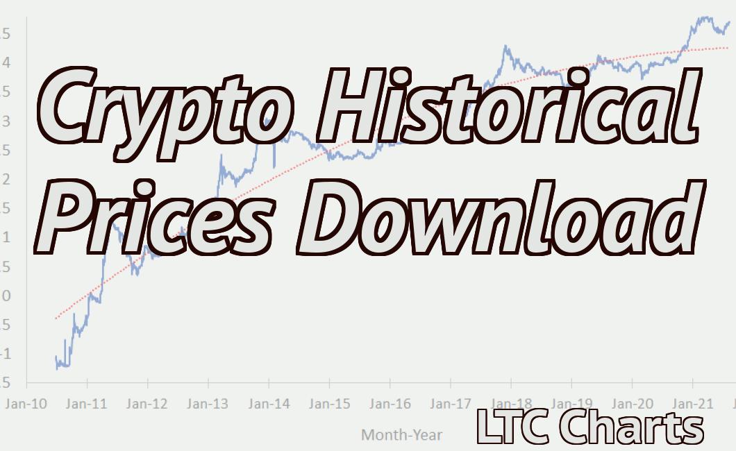 Crypto Historical Prices Download