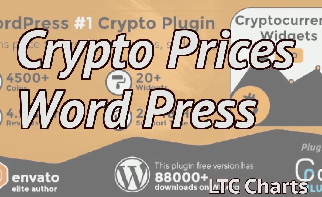 Crypto Prices Word Press