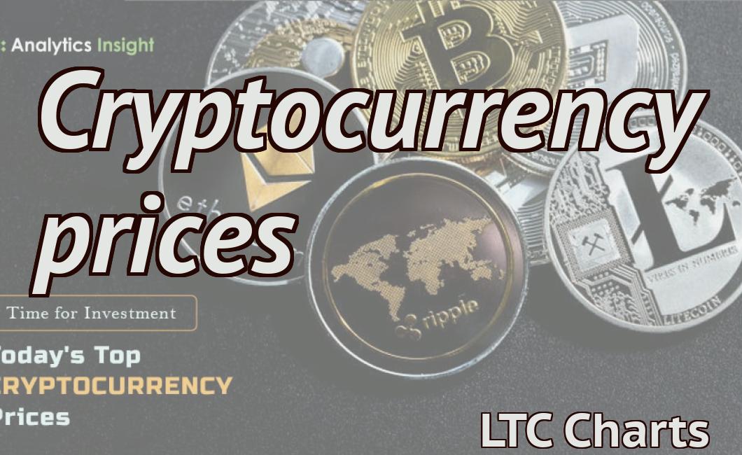 Cryptocurrency prices