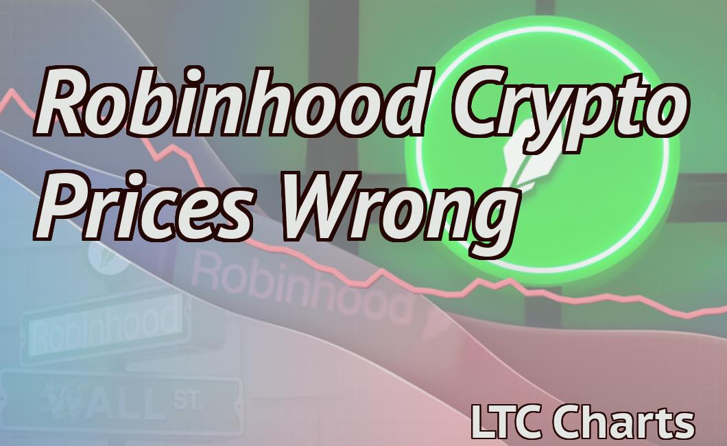 Robinhood Crypto Prices Wrong