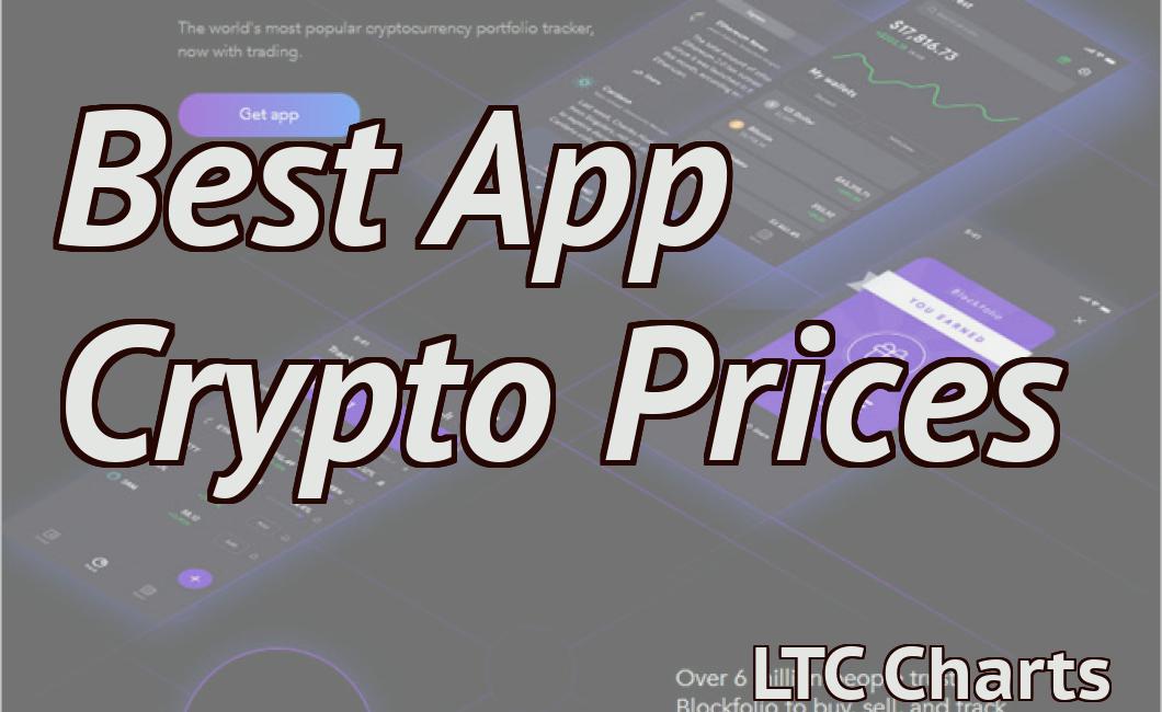 Best App Crypto Prices