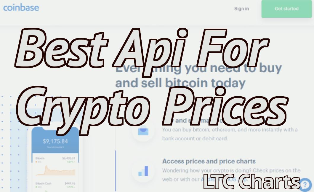Best Api For Crypto Prices