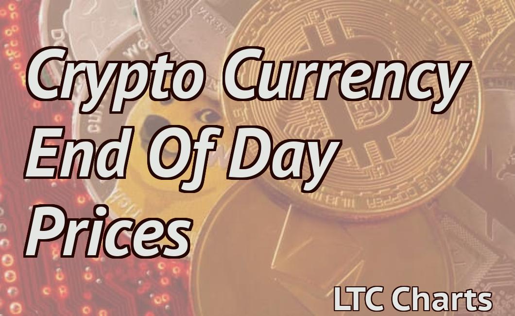 Crypto Currency End Of Day Prices
