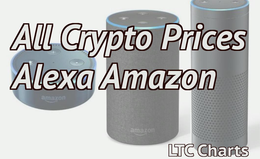 All Crypto Prices Alexa Amazon