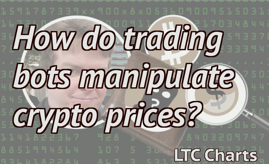 How do trading bots manipulate crypto prices?