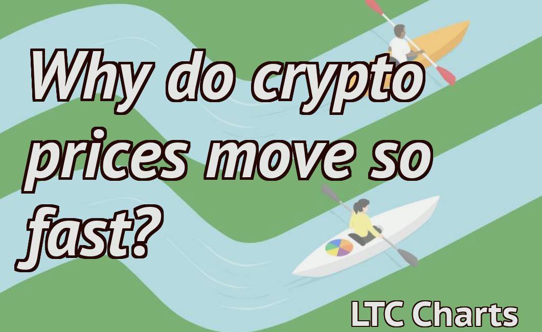 Why do crypto prices move so fast?