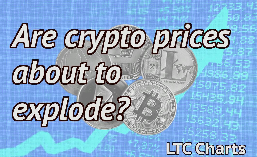 Are crypto prices about to explode?