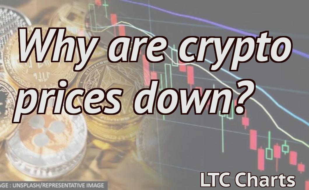 Why are crypto prices down?