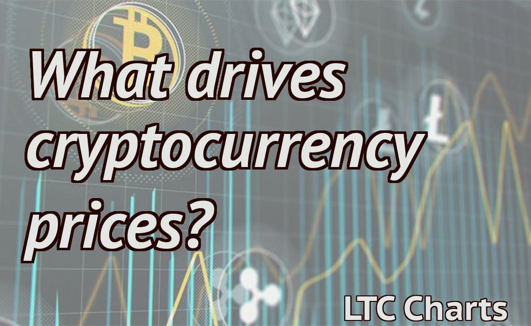 What drives cryptocurrency prices?