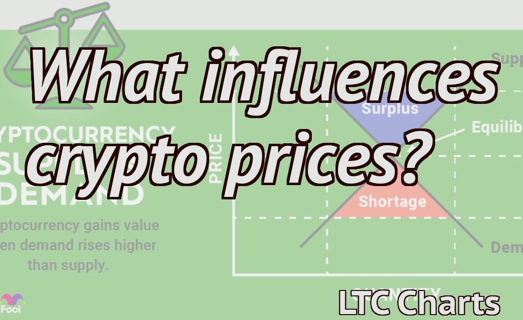 What influences crypto prices?