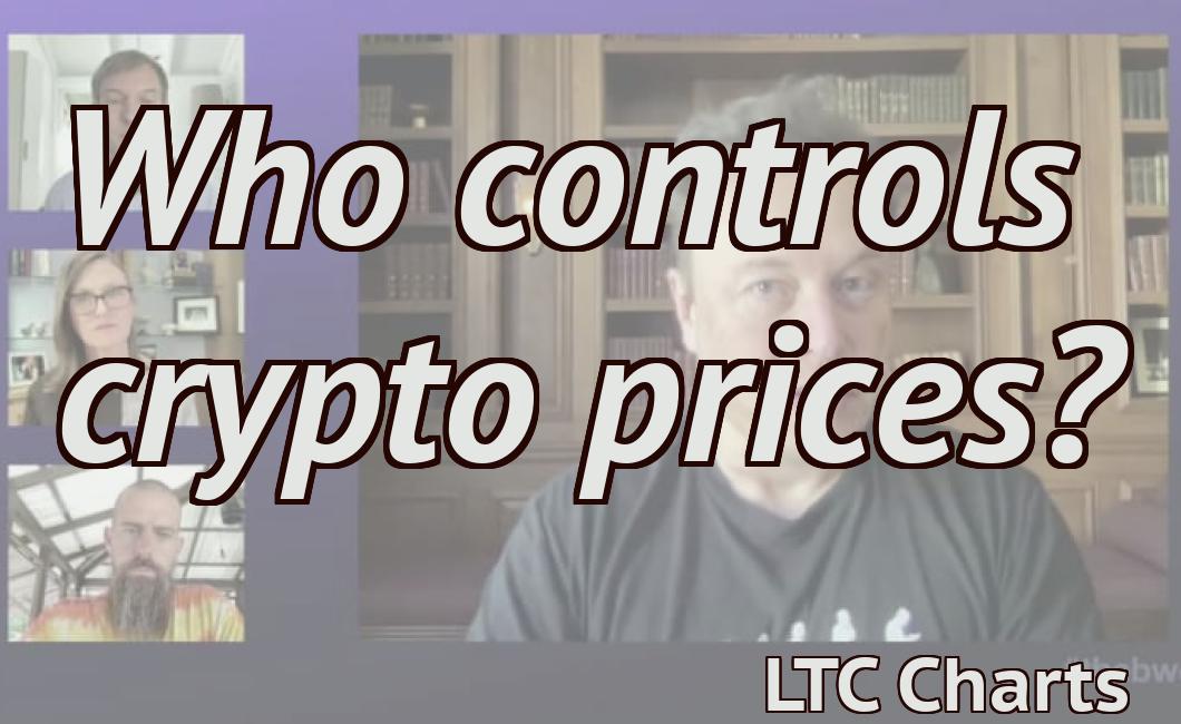 Who controls crypto prices?