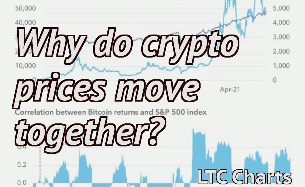 Why do crypto prices move together?