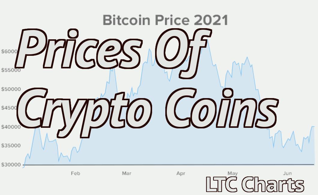 Prices Of Crypto Coins