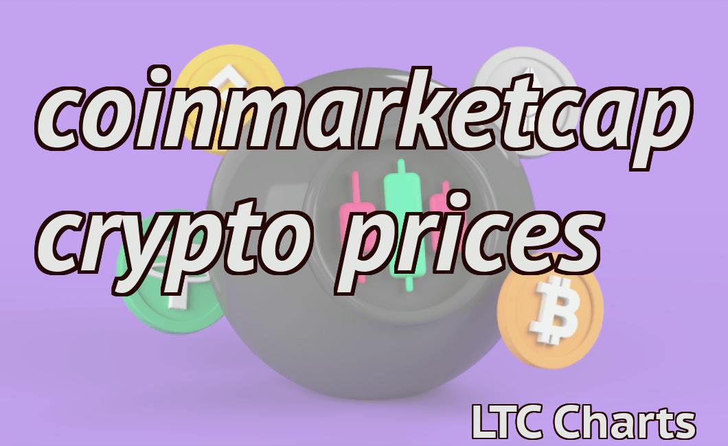 coinmarketcap crypto prices