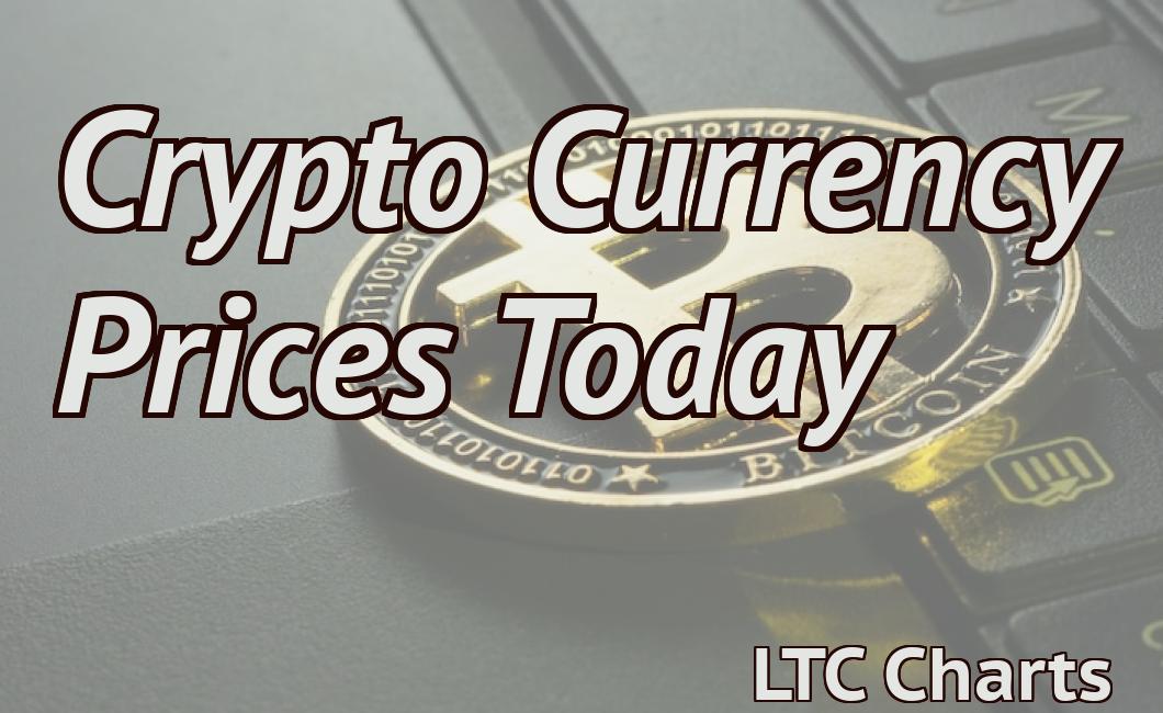 Crypto Currency Prices Today