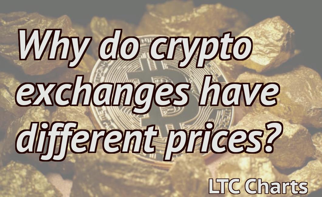Why do crypto exchanges have different prices?