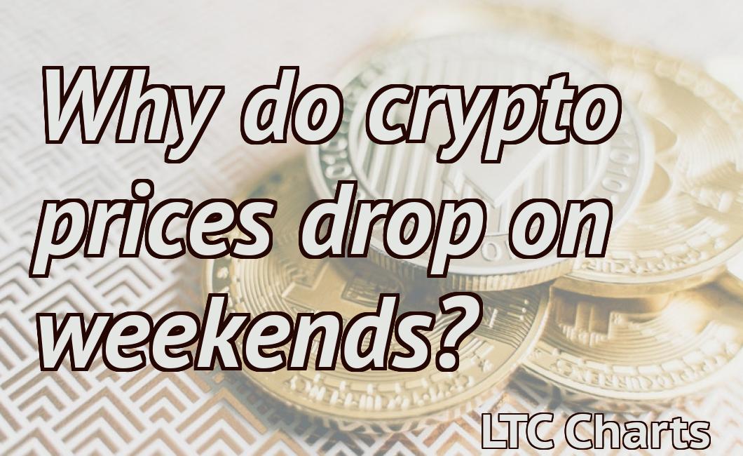 Why do crypto prices drop on weekends?