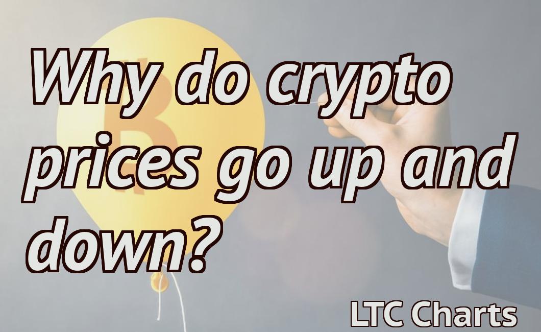 Why do crypto prices go up and down?