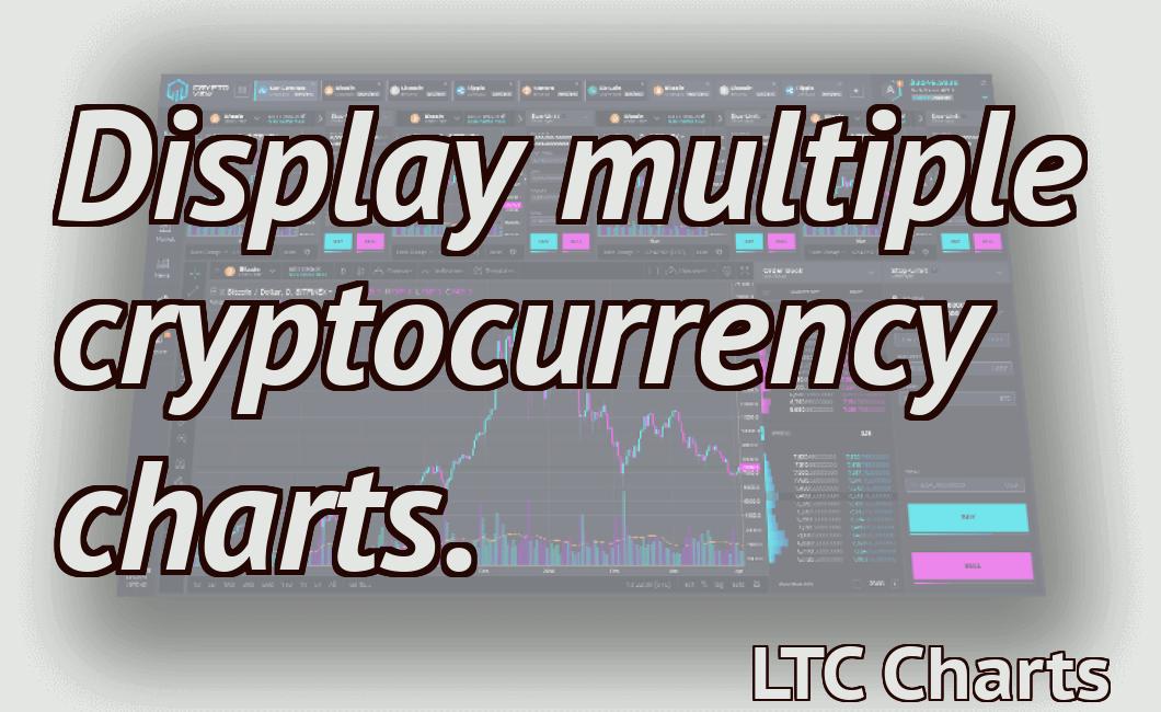 Display multiple cryptocurrency charts.