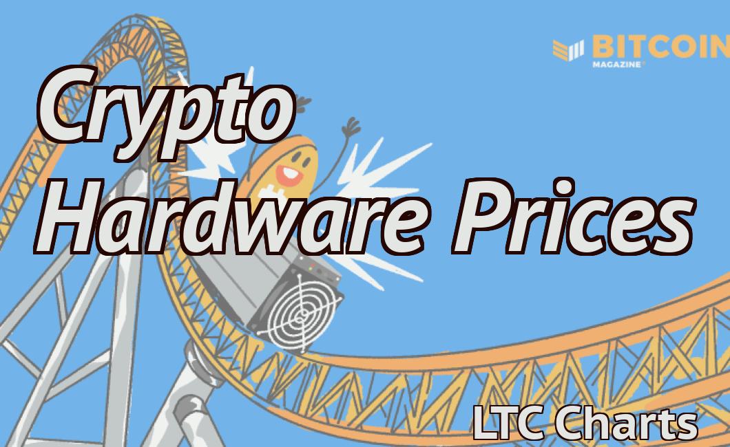 Crypto Hardware Prices