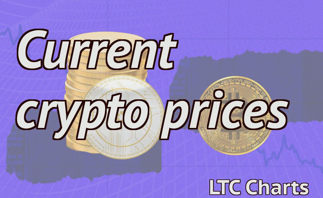 Current crypto prices