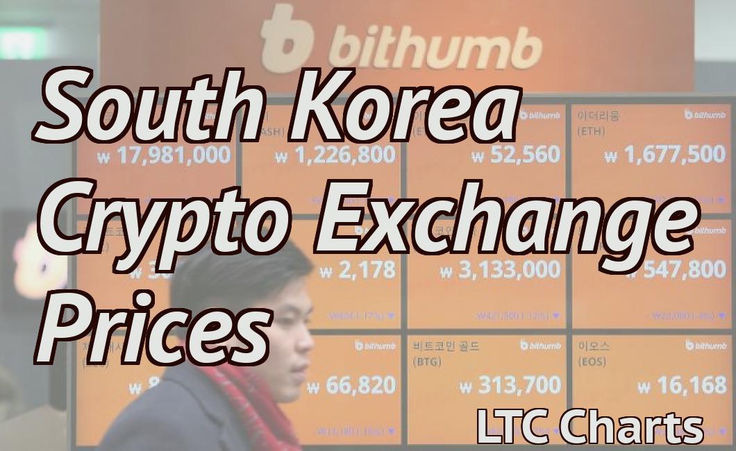 South Korea Crypto Exchange Prices