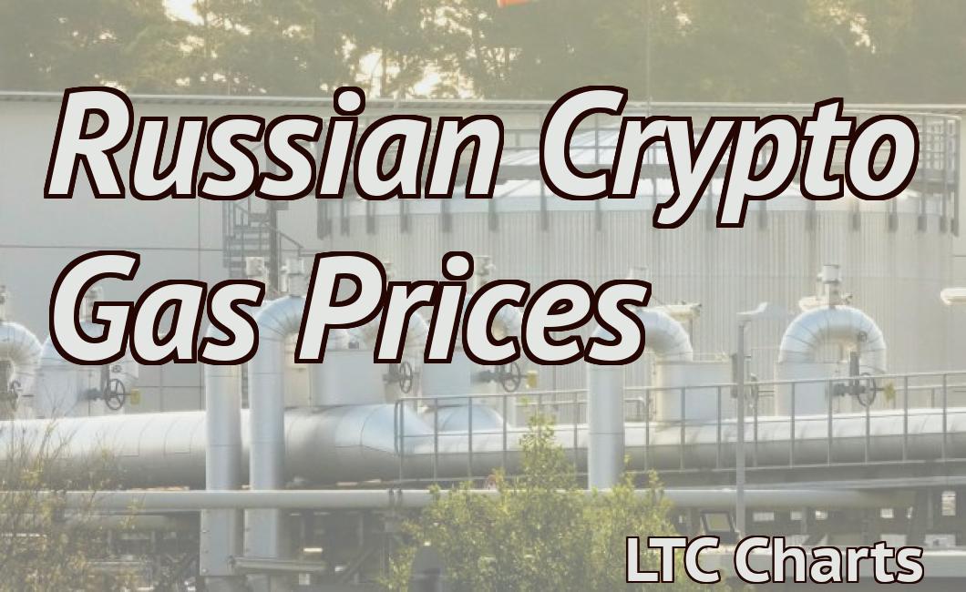 Russian Crypto Gas Prices