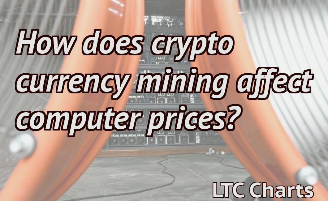 How does crypto currency mining affect computer prices?