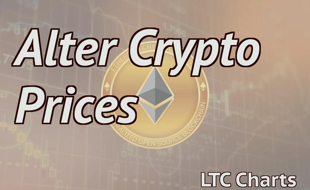 Alter Crypto Prices
