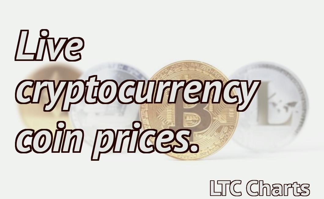 Live cryptocurrency coin prices.