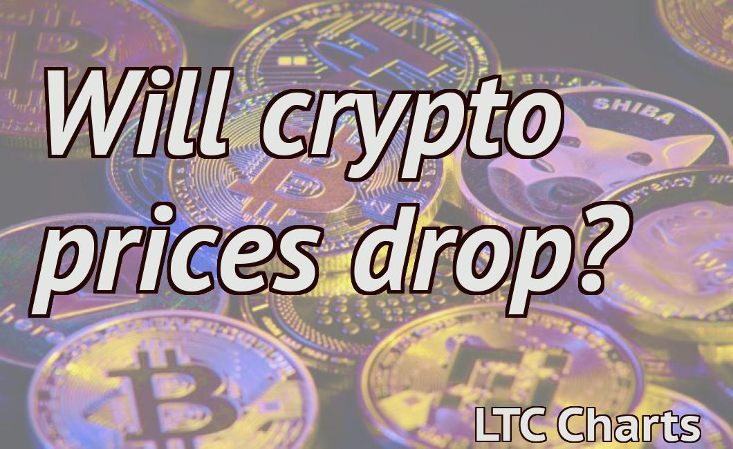 Will crypto prices drop?
