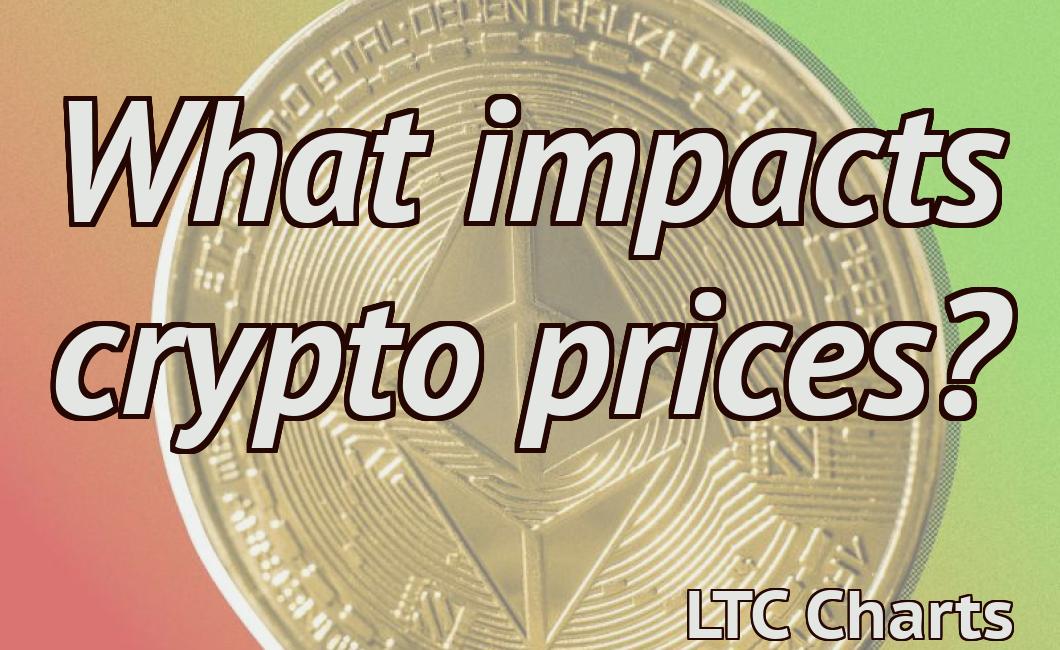 What impacts crypto prices?