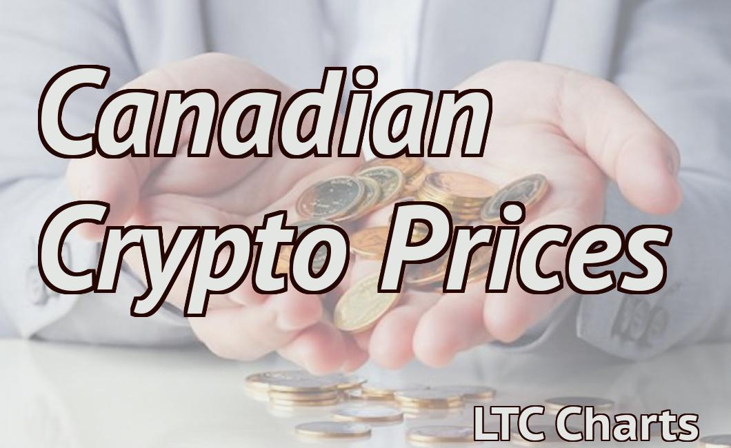 canadian crypto prices