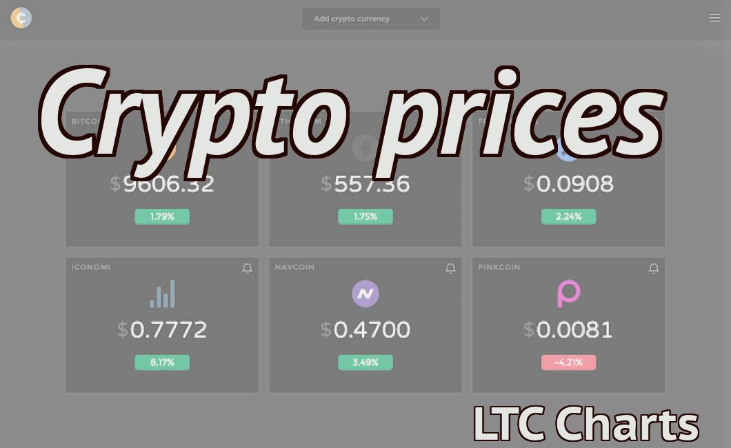 Crypto prices