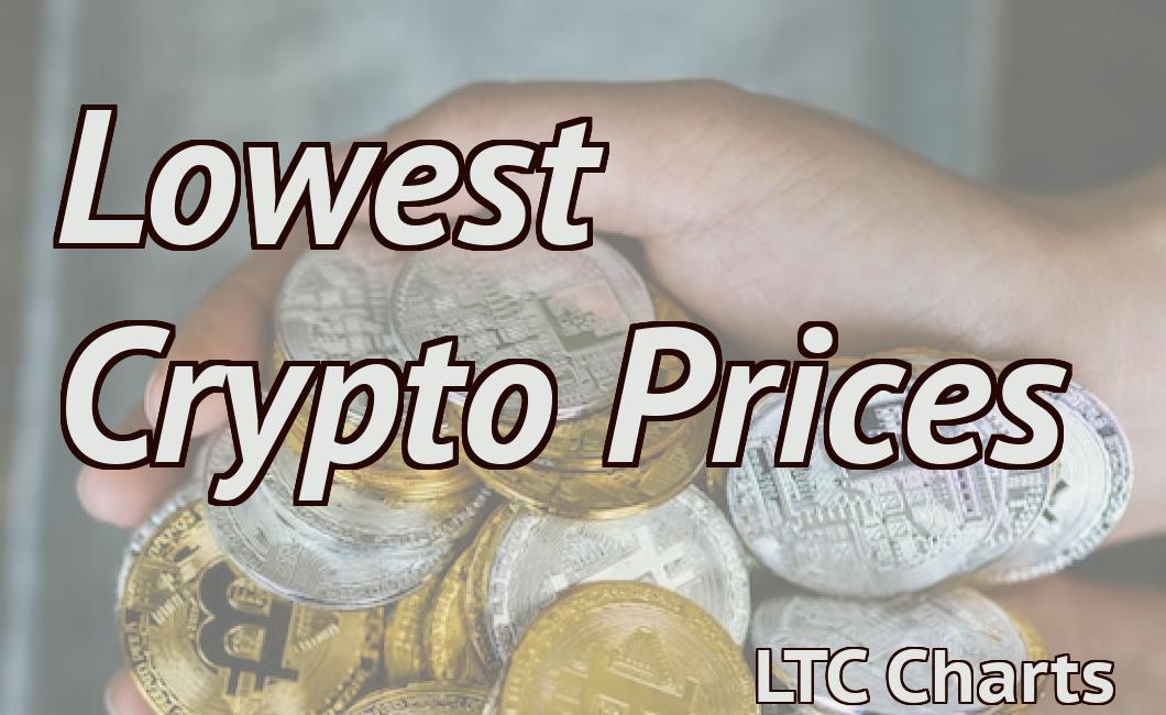 Lowest Crypto Prices