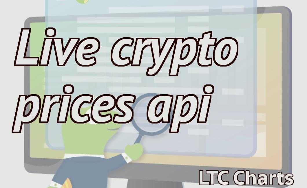 Live crypto prices api